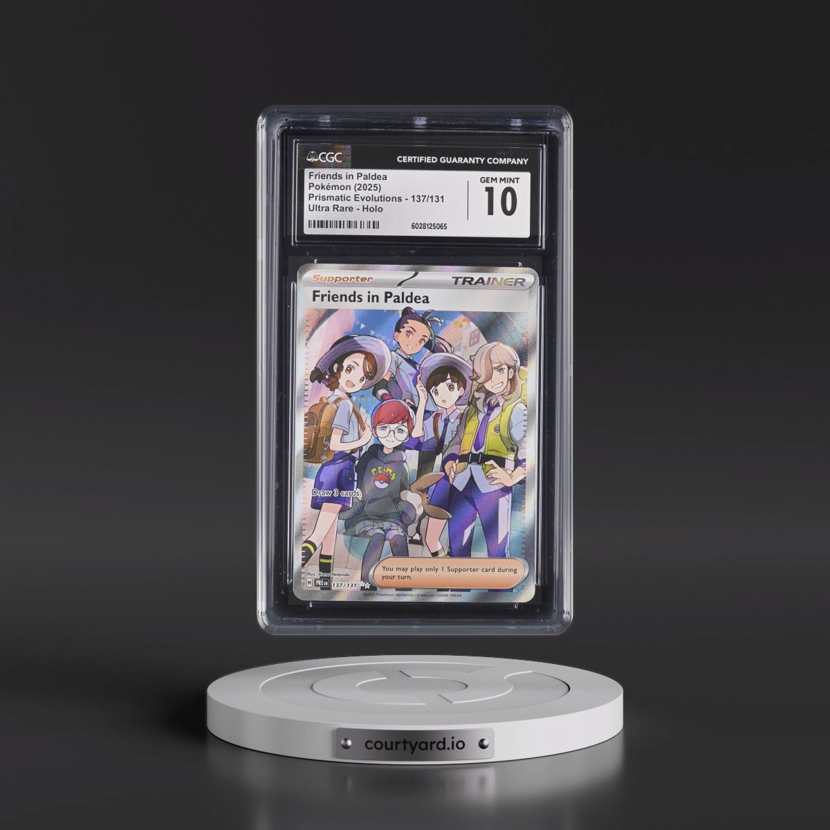 2024 Prismatic Evolutions - PRE EN #137/131 Friends in Paldea - Ultra Rare Holo (CGC 10 GEM MINT)