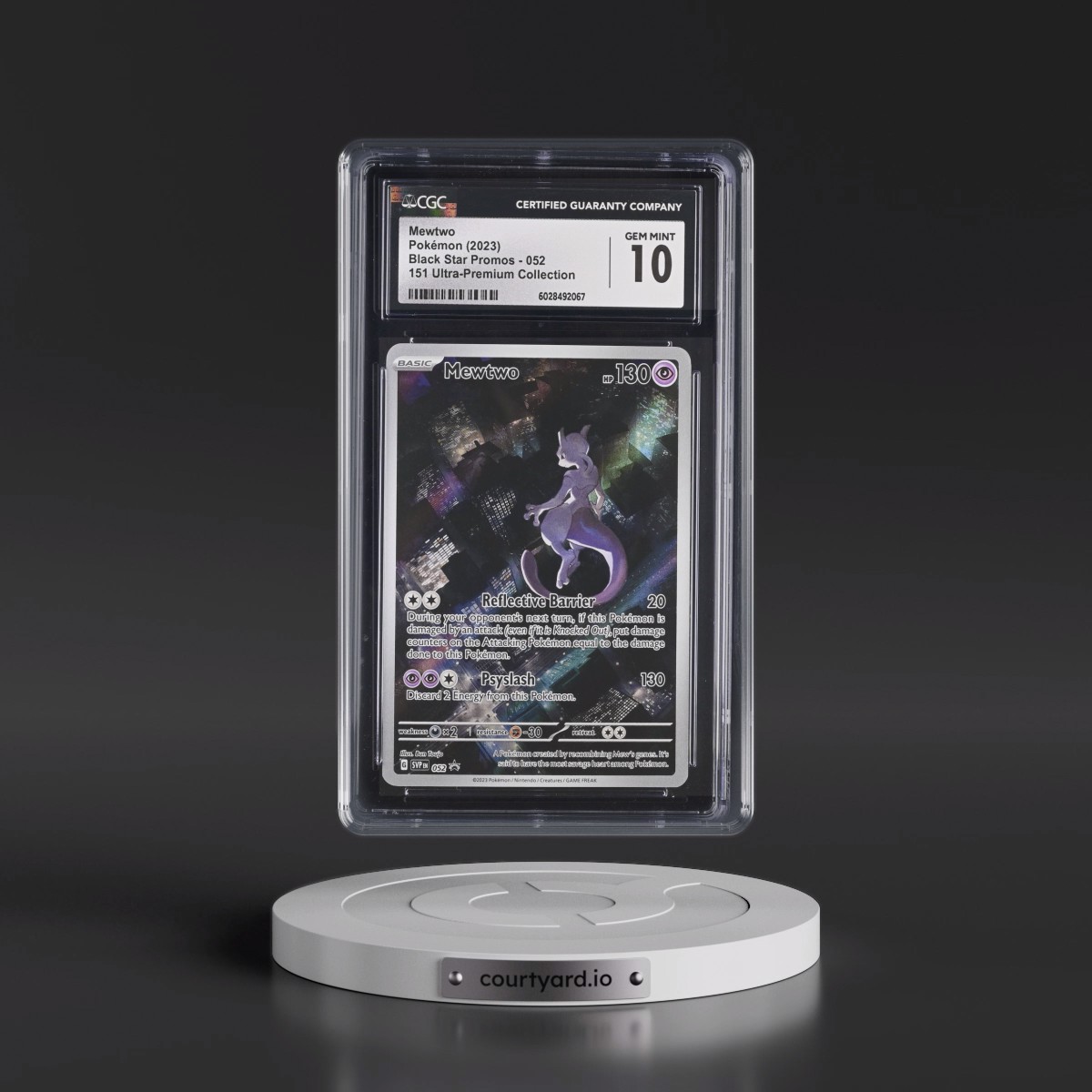 2023 Black Star Promos - Scarlet & Violet SVPEN #052 Mewtwo - 151 Ultra-Premium Collection (Holo) (CGC 10 GEM MINT)