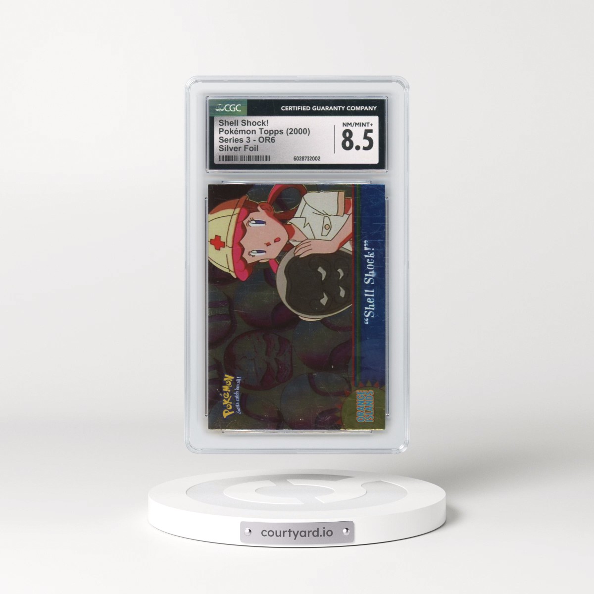 2000 Series 3 (Oval Nintendo Seal) #OR6 Shell Shock! - Silver Foil (CGC 8.5 NM-MT+)