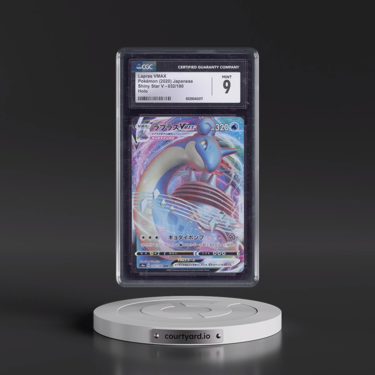 2020 Shiny Star V #032/190 Lapras VMAX - Holo (CGC 9 MINT)
