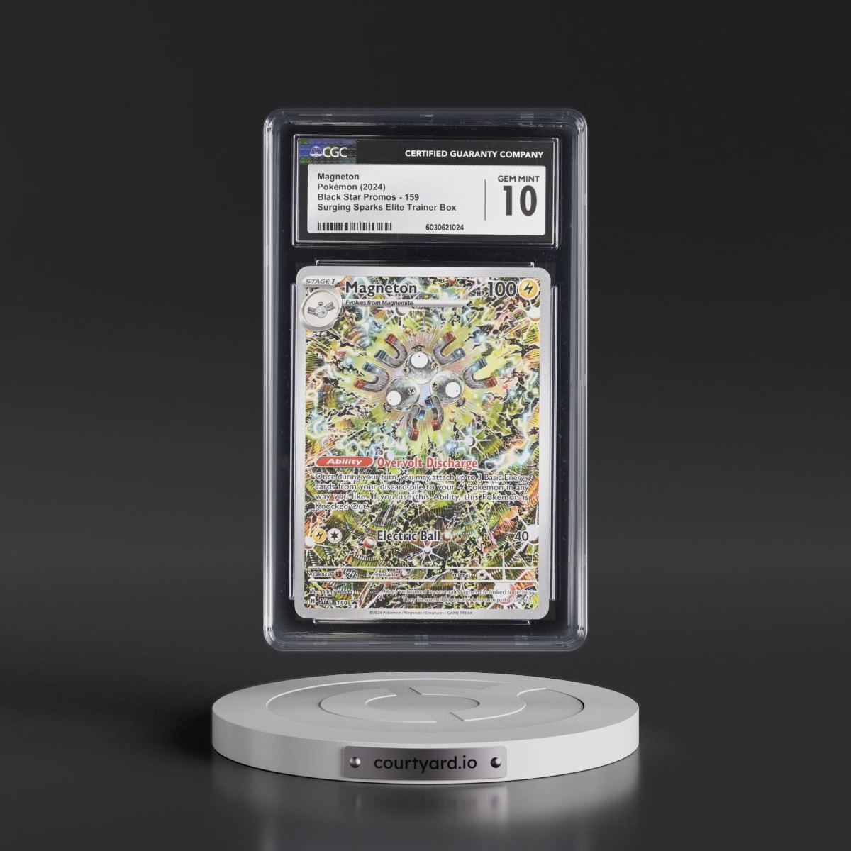 2023 Black Star Promos - Scarlet & Violet SVP EN #159 Magneton - Surging Sparks Elite Trainer Box (Holo) (CGC 10 GEM MINT)
