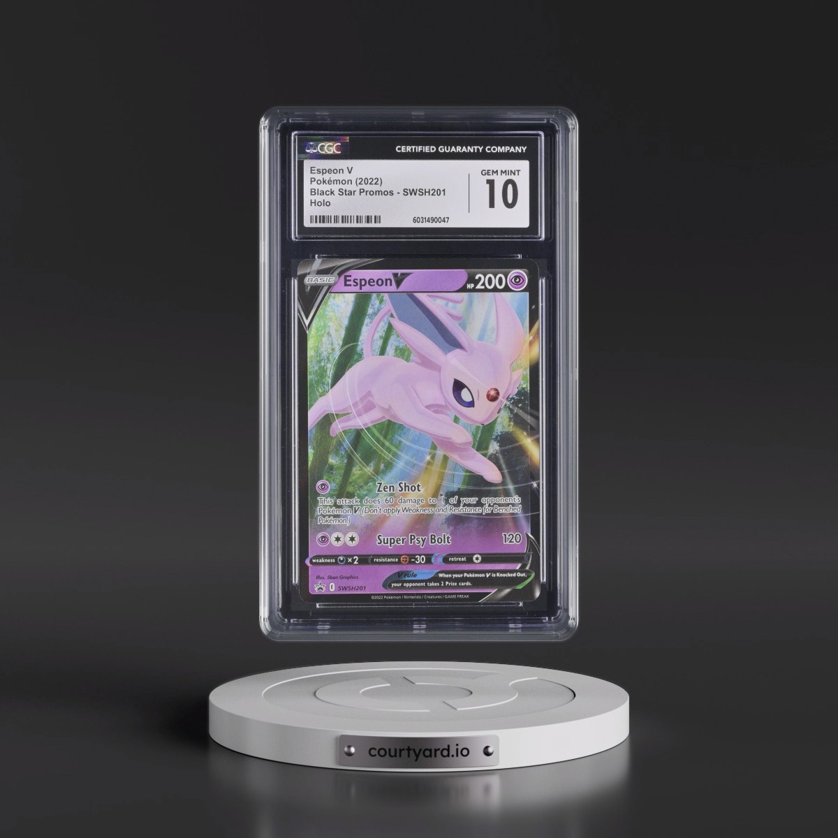 2017 Black Star Promos - Sword & Shield #SWSH201 Espeon V - (Holo) (CGC 10 GEM MINT)
