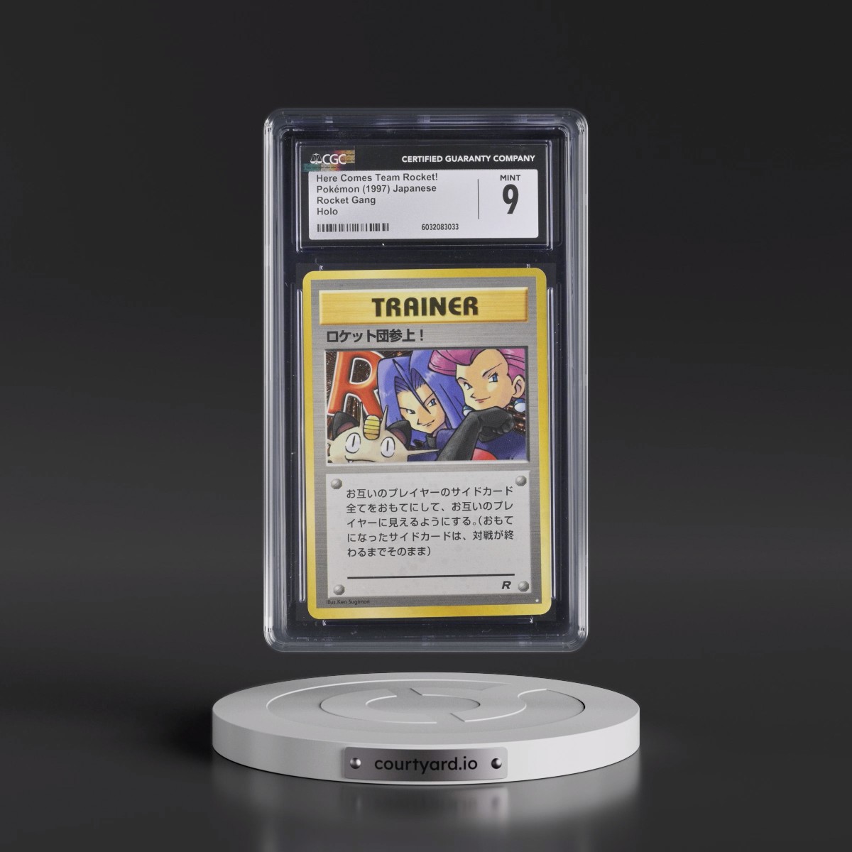 1997 Rocket Gang Here Comes Team Rocket! - Holo CGC 9