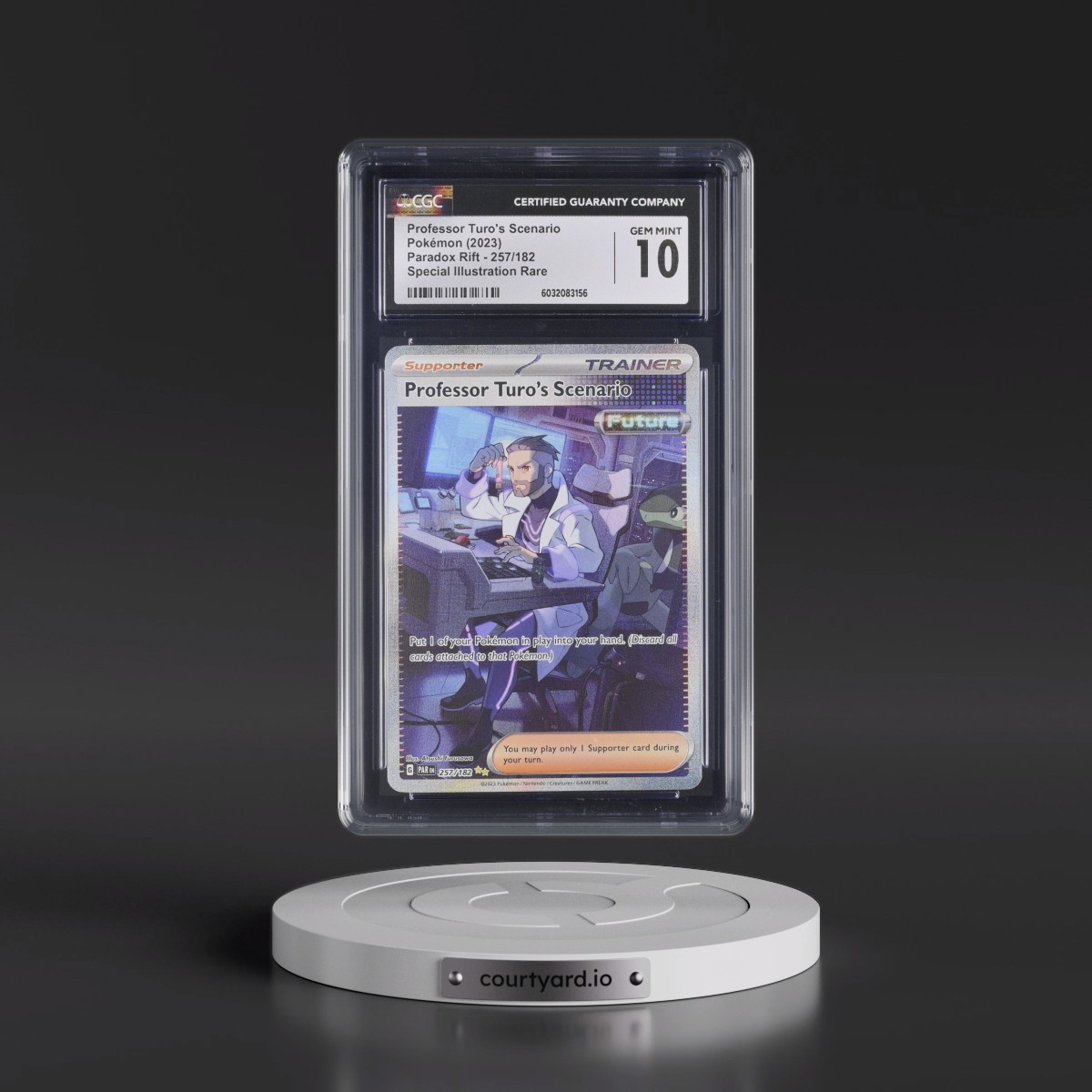2023 Paradox Rift - PAR EN #257/182 Professor Turo's Scenario - Special Illustration Rare (CGC 10 GEM MINT)