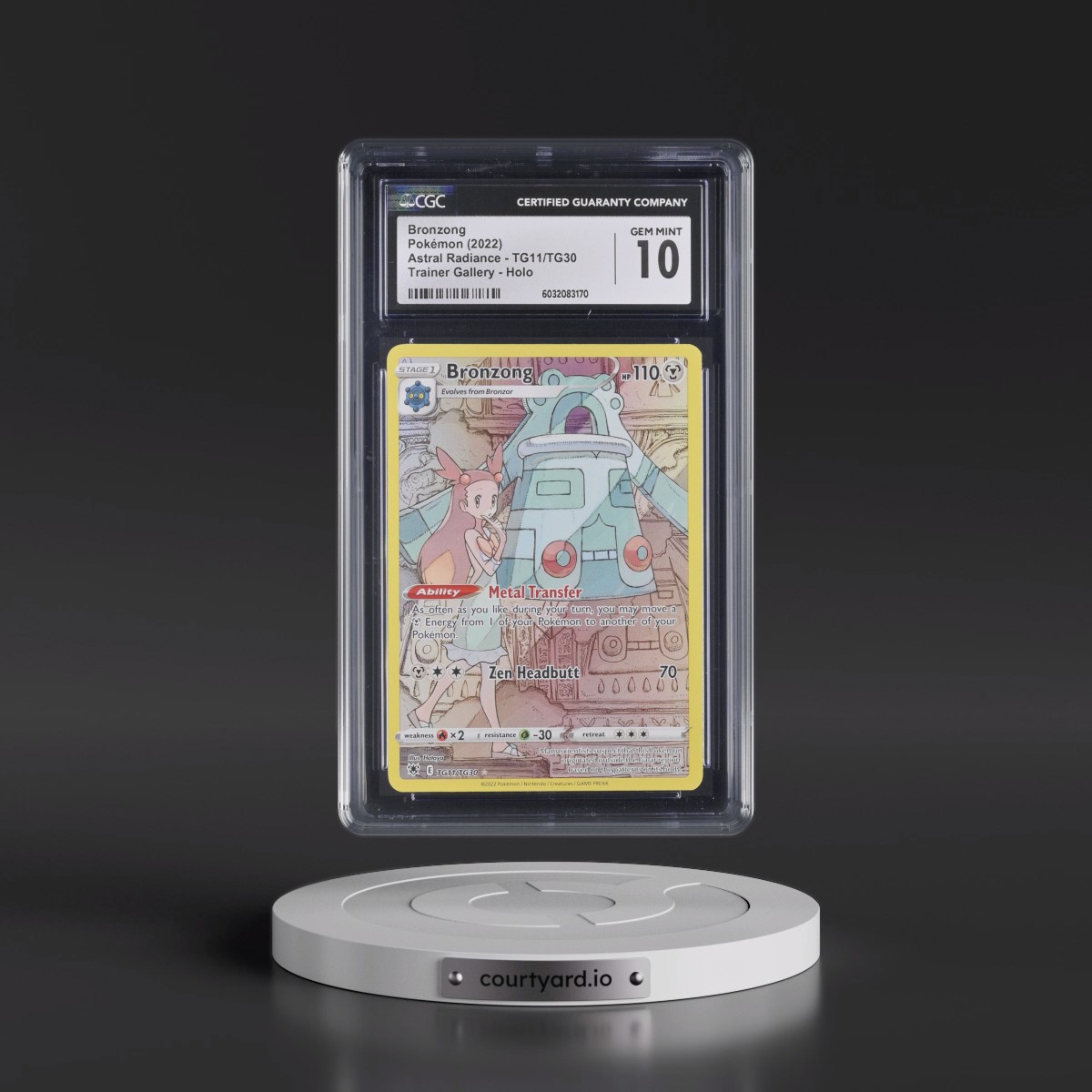 Astral Radiance #TG11/TG30 Bronzong - Trainer Gallery Holo (CGC 10 GEM MINT)