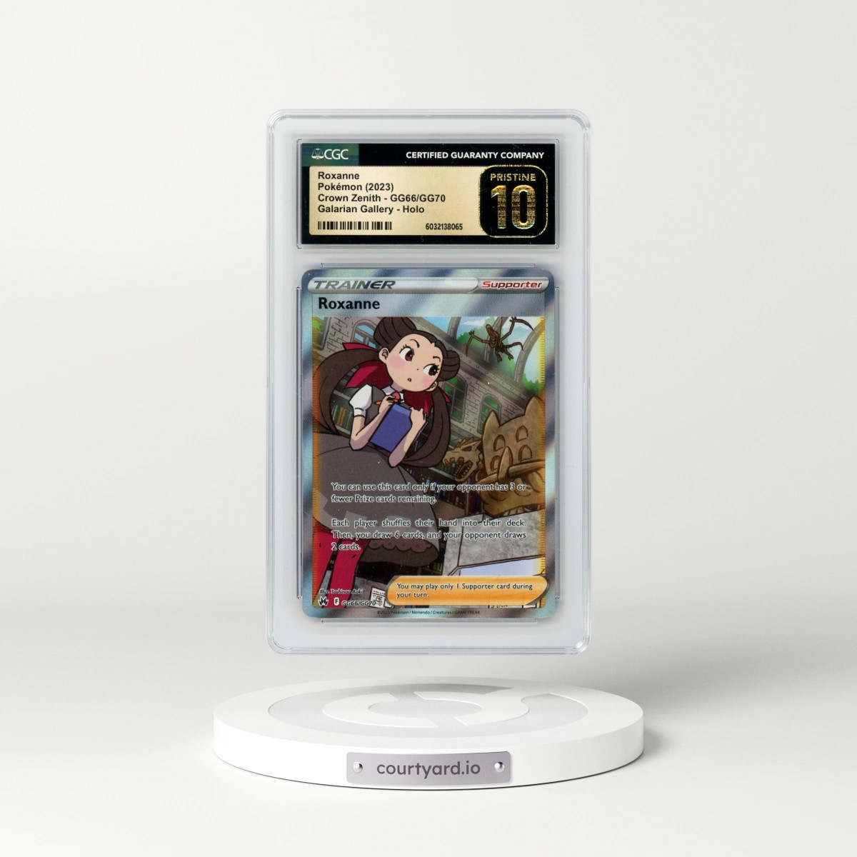 2022 Crown Zenith #GG66/GG70 Roxanne (CGC 10 PRISTINE)