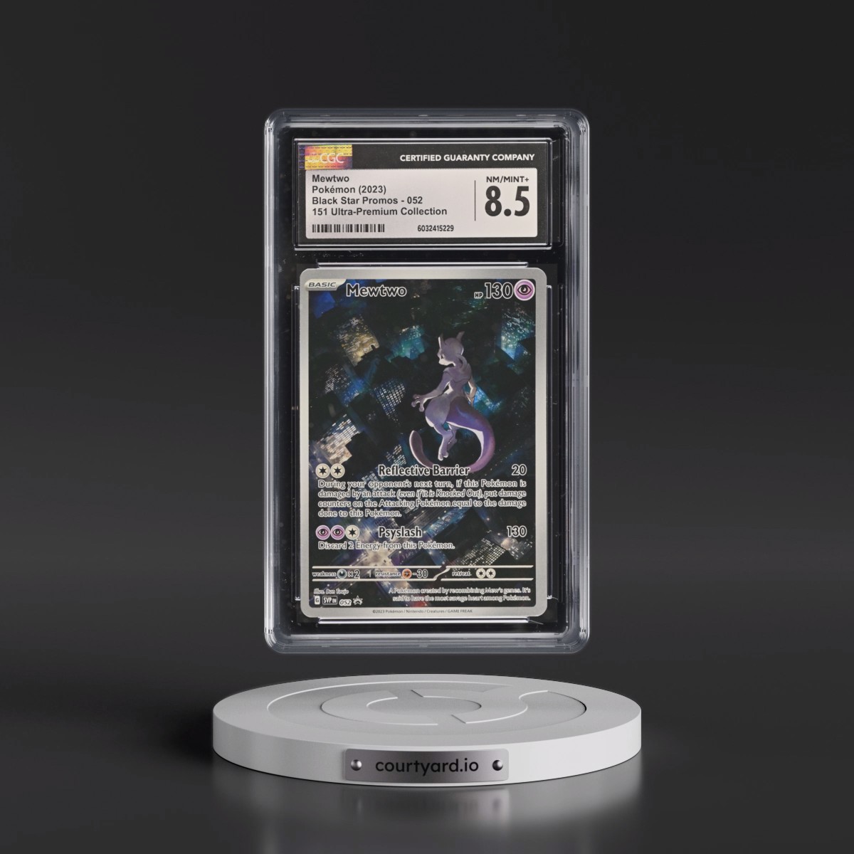 2023 Black Star Promos - Scarlet & Violet SVPEN #052 Mewtwo - 151 Ultra-Premium Collection (Holo) (CGC 8.5 NM-MT+)