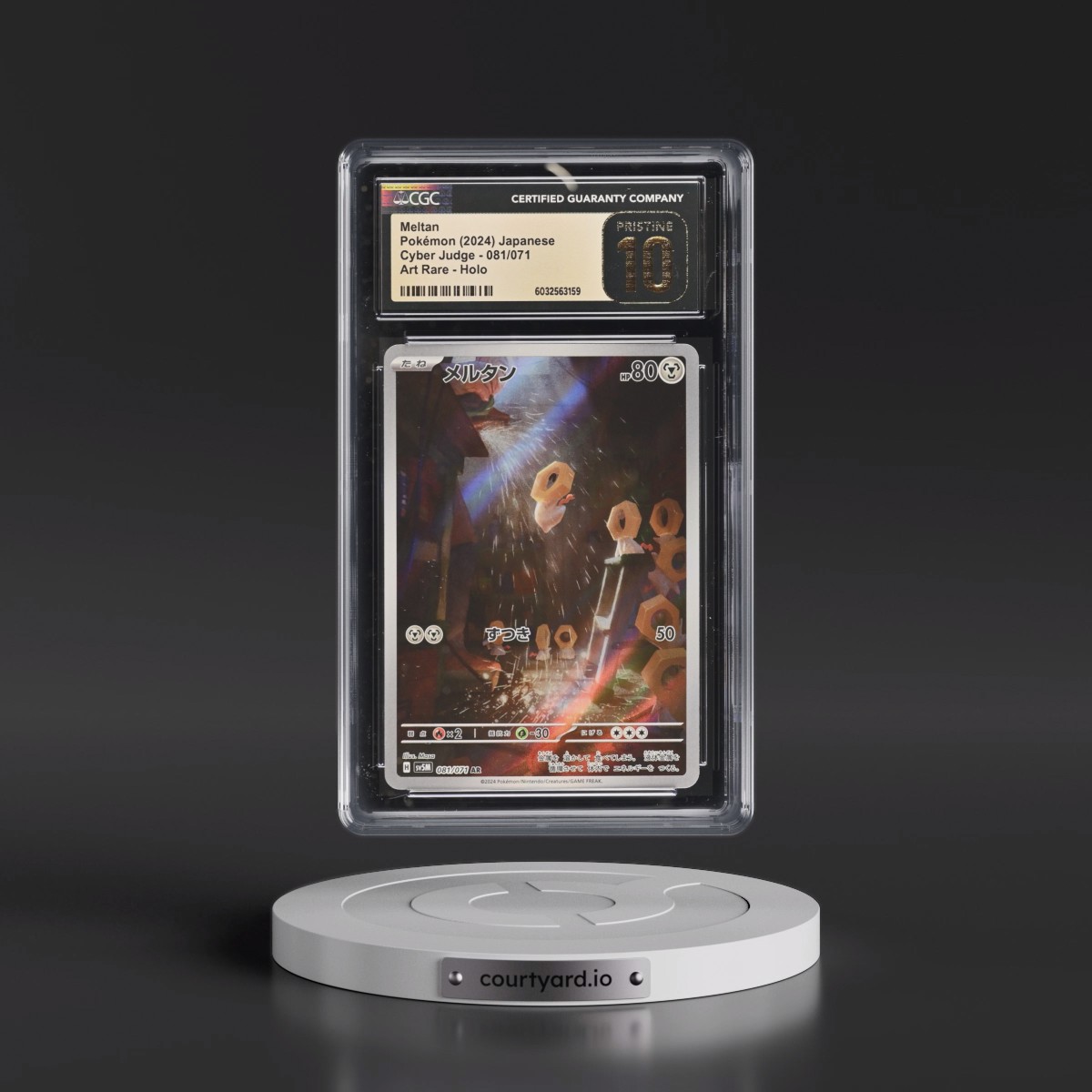 2024 Pokémon Sv5m-Cyber Judge #081 Meltan - Art Rare (CGC 10 PRISTINE)
