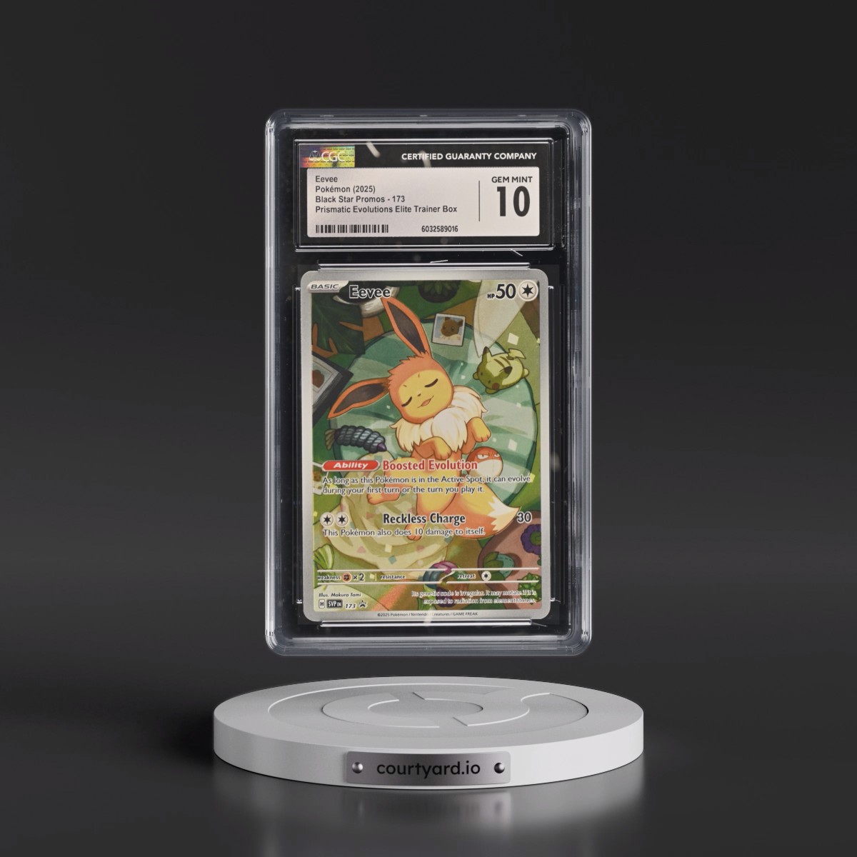 2023 Black Star Promos - Scarlet & Violet SVP EN #173 Eevee - Prismatic Evolutions Elite Trainer Box (Holo) (CGC 10 GEM MINT)