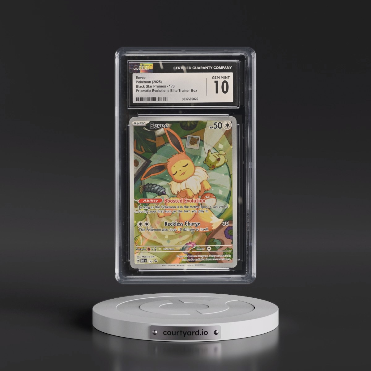 2023 Black Star Promos - Scarlet & Violet SVP EN #173 Eevee - Prismatic Evolutions Elite Trainer Box (Holo) (CGC 10 GEM MINT)