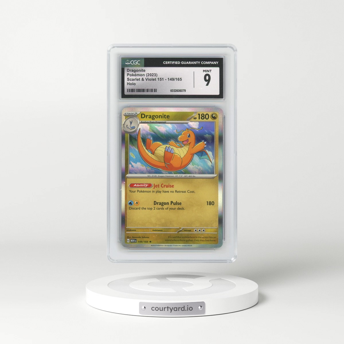 2023 Scarlet & Violet 151 - MEW EN #149/165 Dragonite - Holo (CGC 9 MINT)