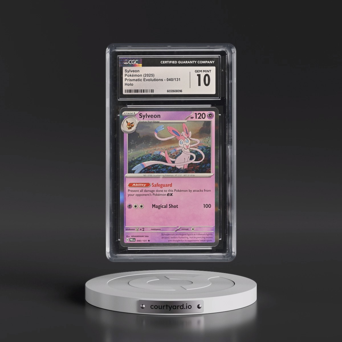 2024 Prismatic Evolutions - PRE EN #040/131 Sylveon - Holo (CGC 10 GEM MINT)