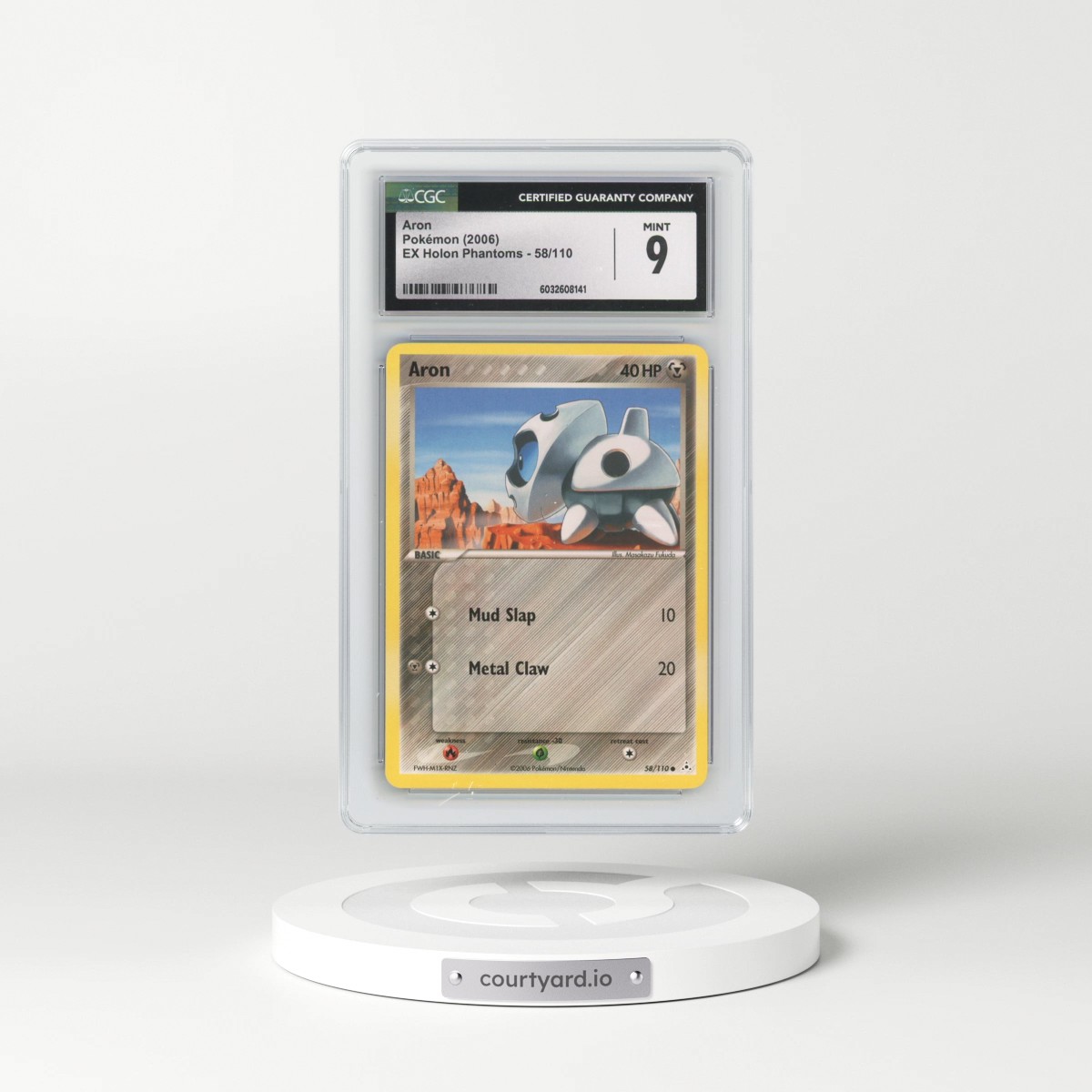 2006 EX Holon Phantoms #58/110 Aron (CGC 9 MINT)