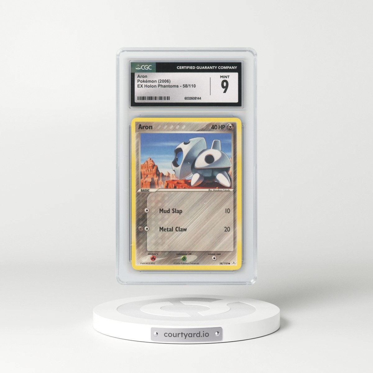 2006 EX Holon Phantoms #58/110 Aron (CGC 9 MINT)