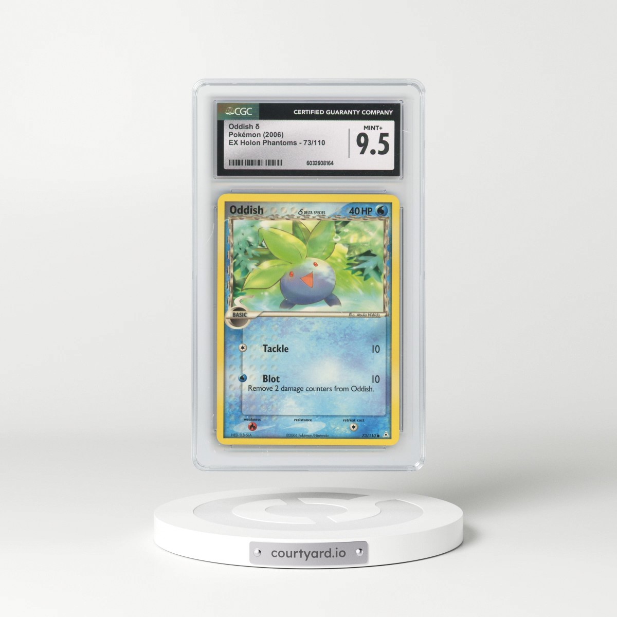2006 EX Holon Phantoms #73/110 Oddish δ (CGC 9.5 MINT+)
