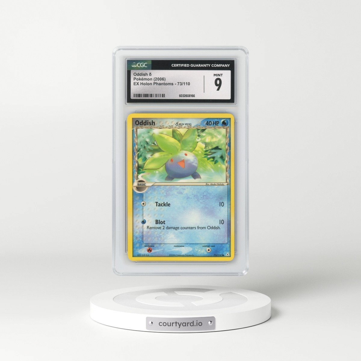 2006 EX Holon Phantoms #73/110 Oddish δ (CGC 9 MINT)