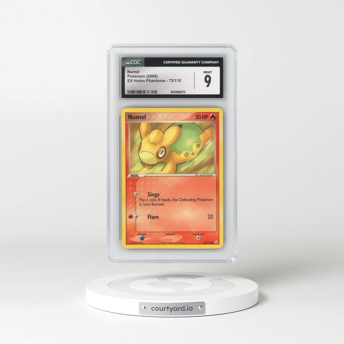 2006 EX Holon Phantoms #72/110 Numel (CGC 9 MINT)