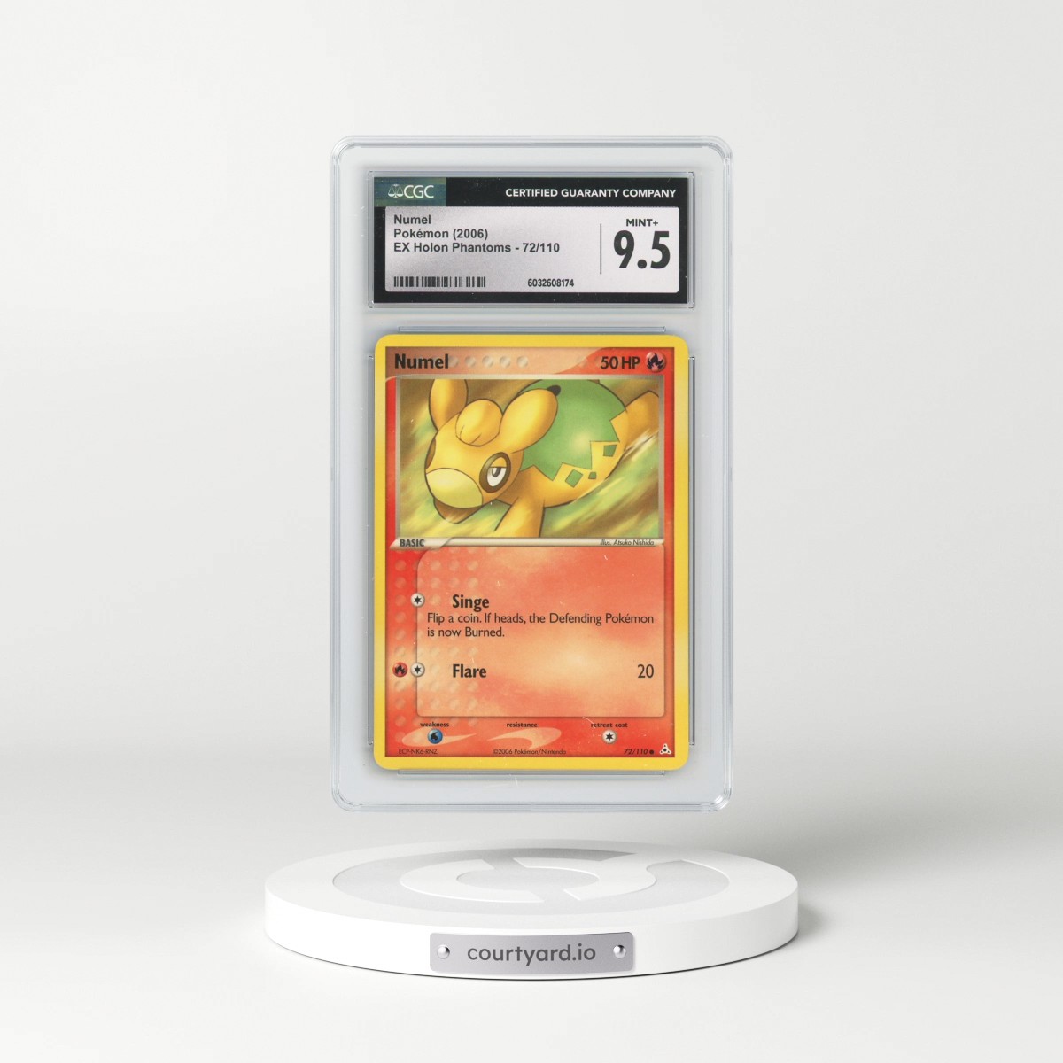 2006 EX Holon Phantoms #72/110 Numel (CGC 9.5 MINT+)