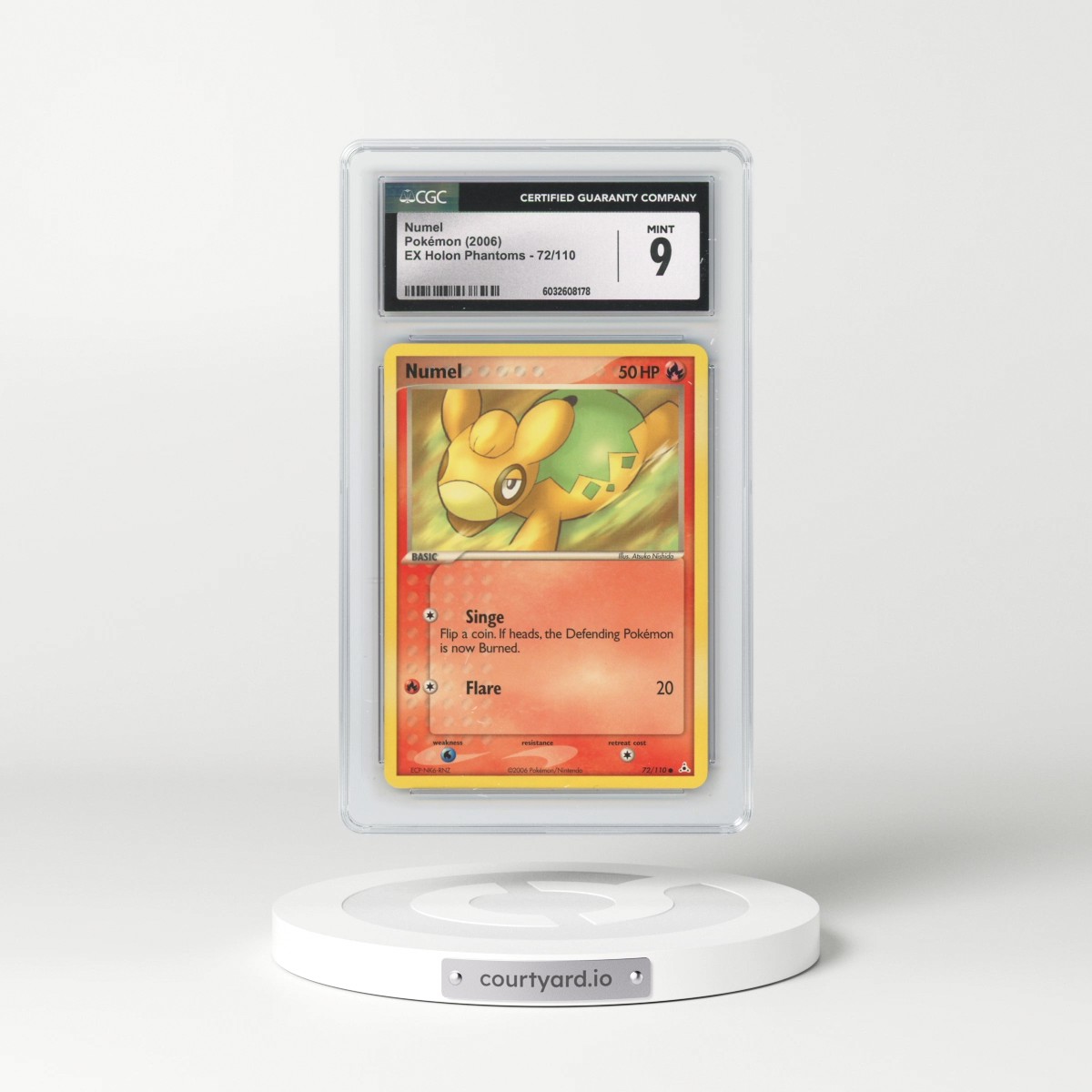 2006 EX Holon Phantoms #72/110 Numel (CGC 9 MINT)