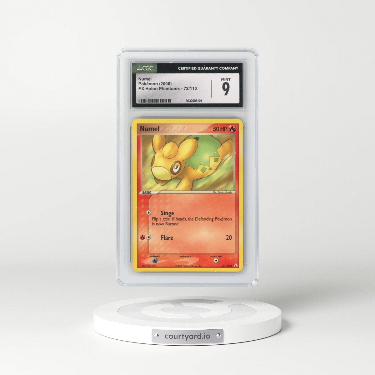 2006 EX Holon Phantoms #72/110 Numel (CGC 9 MINT)