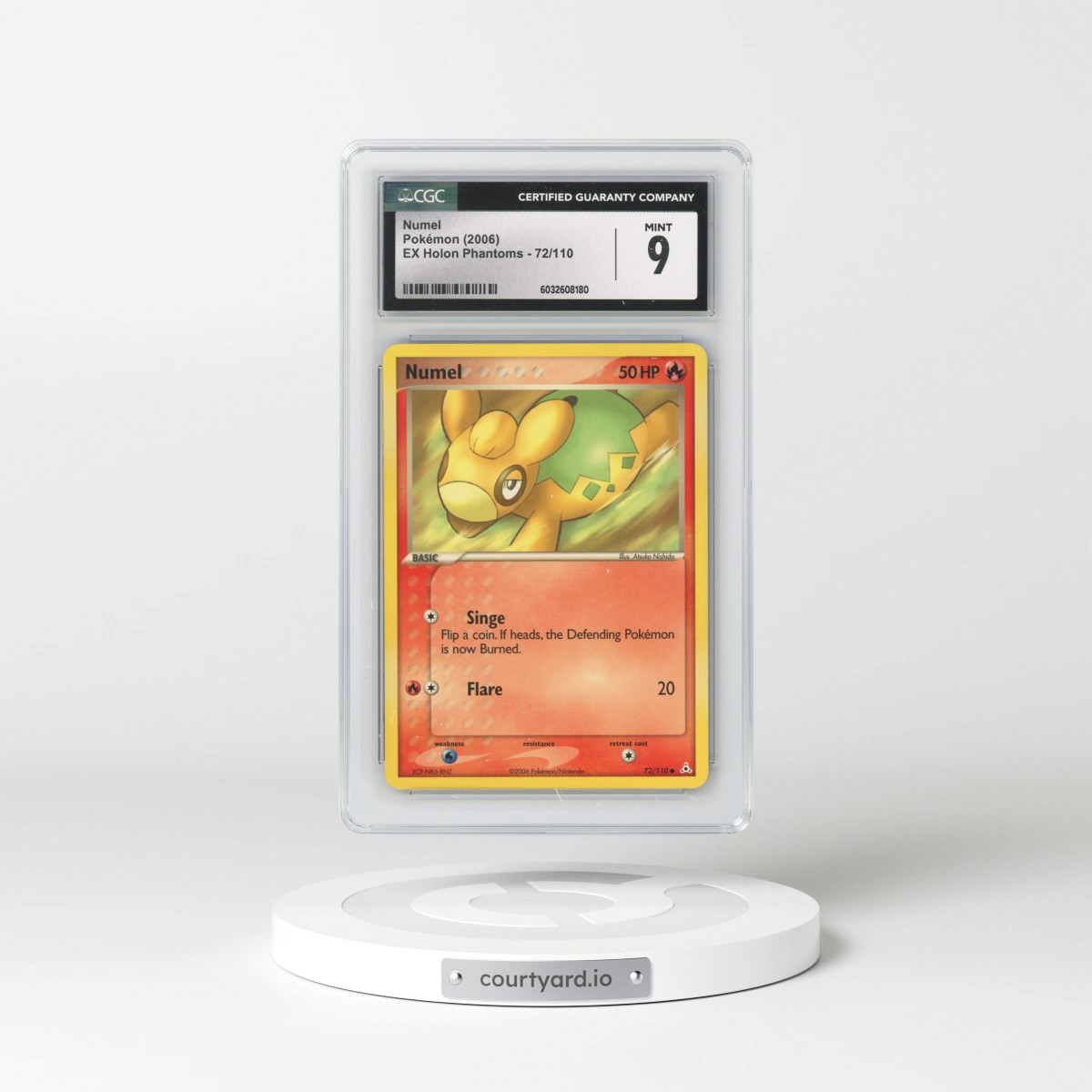 2006 EX Holon Phantoms #72/110 Numel (CGC 9 MINT)