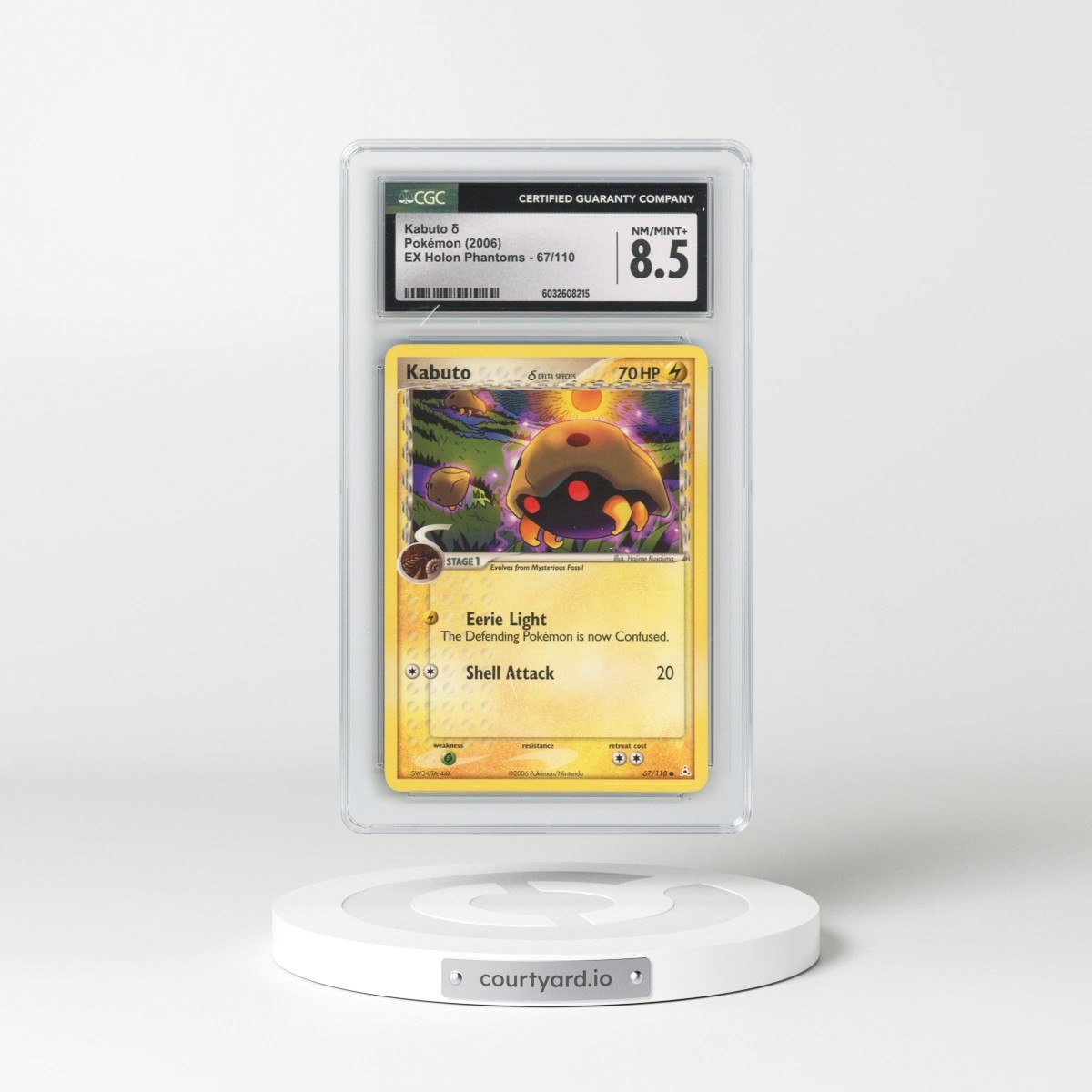 2006 EX Holon Phantoms #67/110 Kabuto δ (CGC 8.5 NM-MT+)