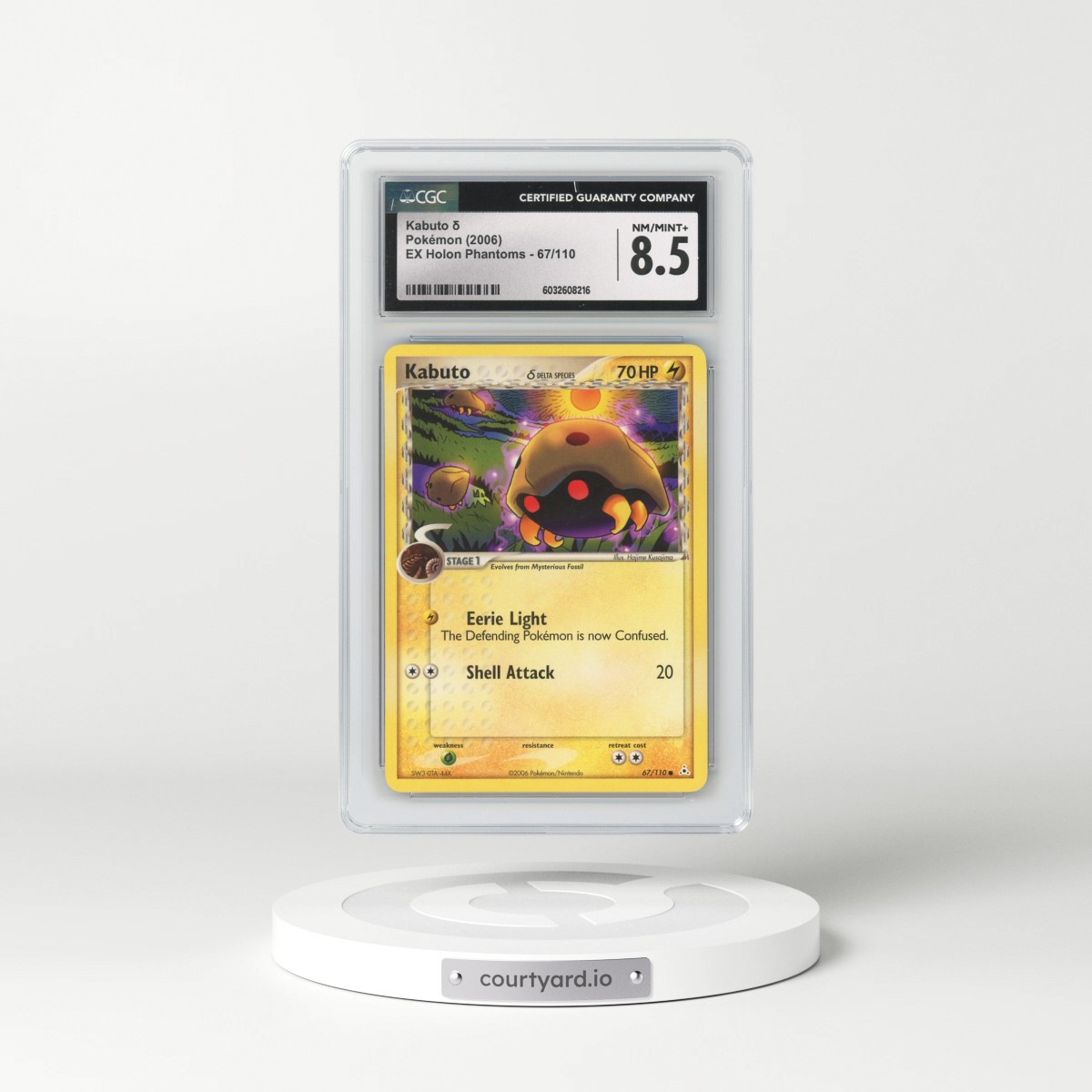 2006 EX Holon Phantoms #67/110 Kabuto δ (CGC 8.5 NM-MT+)