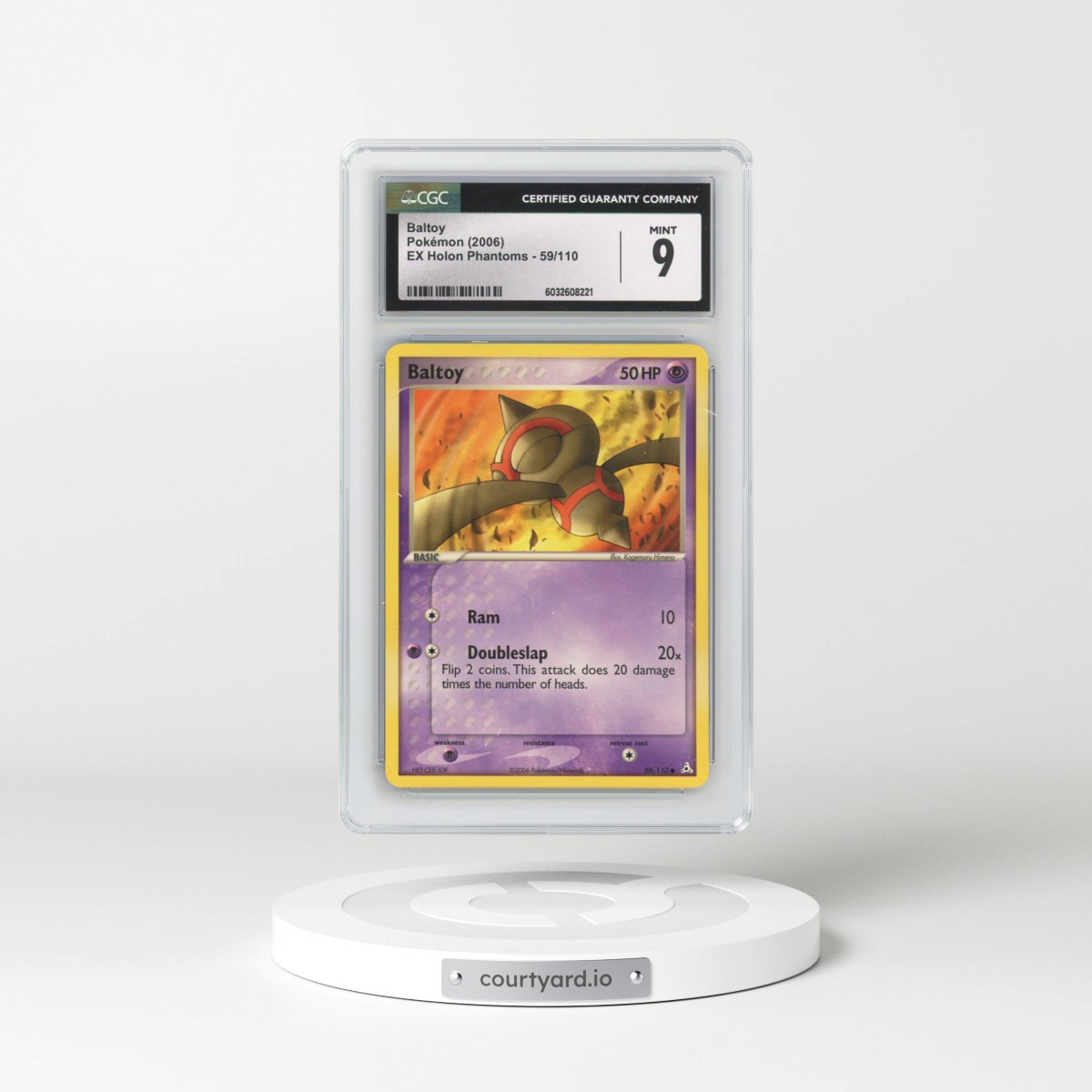 2006 EX Holon Phantoms #59/110 Baltoy (CGC 9 MINT)