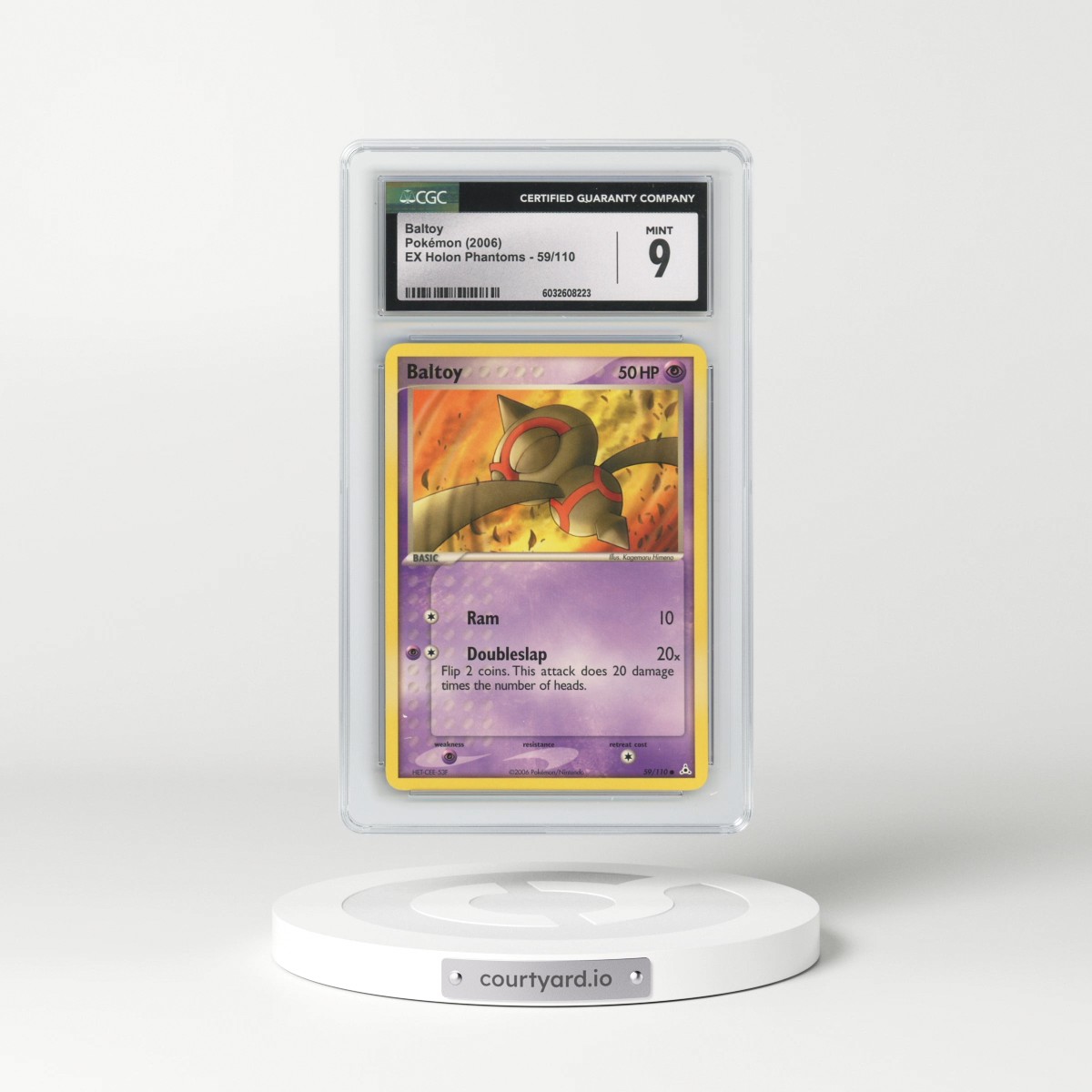 2006 EX Holon Phantoms #59/110 Baltoy (CGC 9 MINT)
