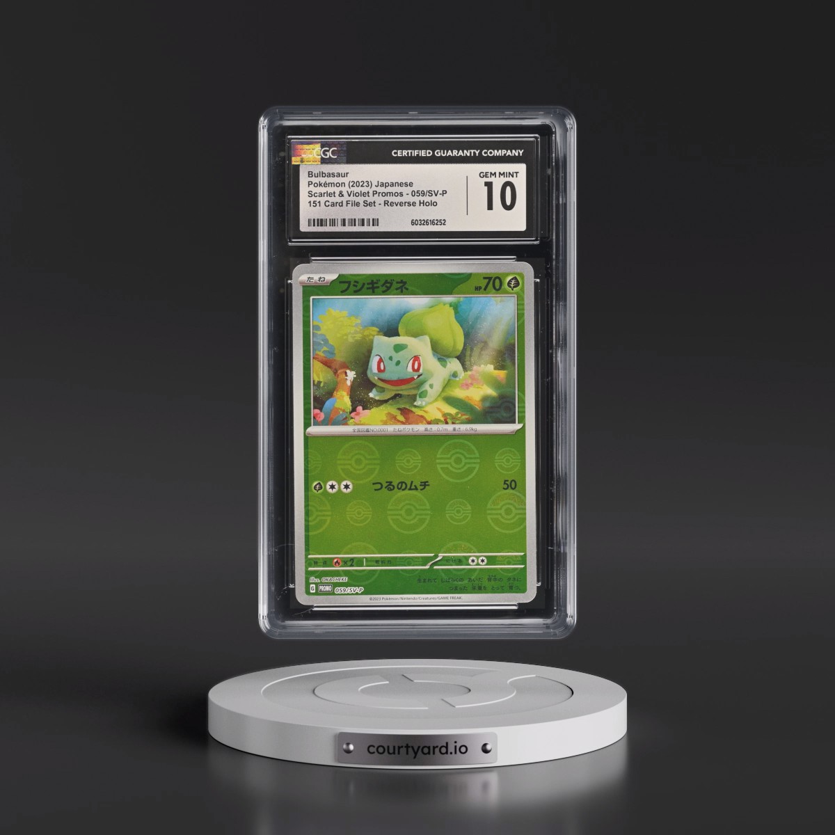 2022 Scarlet & Violet Promos #059/SV-P Bulbasaur - Reverse Holo 151Â Card File Set (Poké Ball ) (CGC 10 GEM MINT)