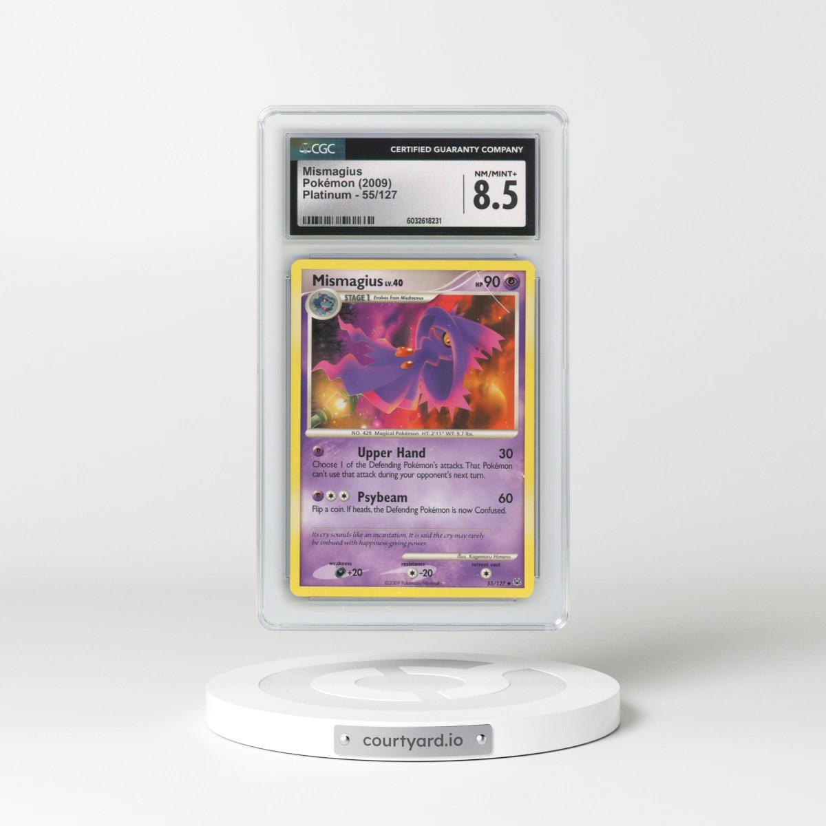 2009 Platinum #55/127 Mismagius (CGC 8.5 NM-MT+)