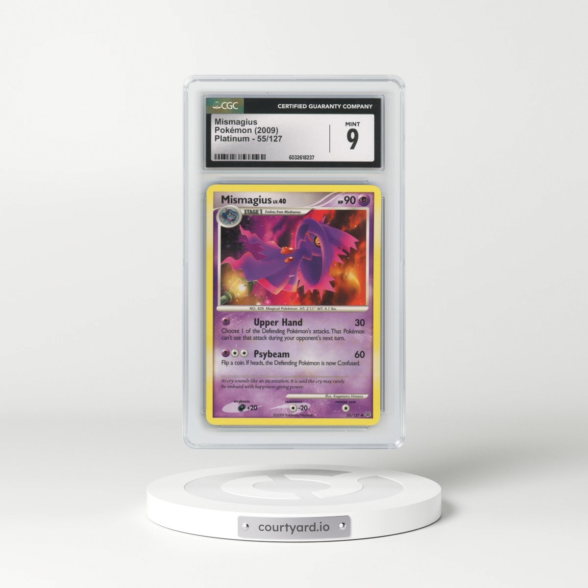 2009 Platinum #55/127 Mismagius (CGC 9 MINT)