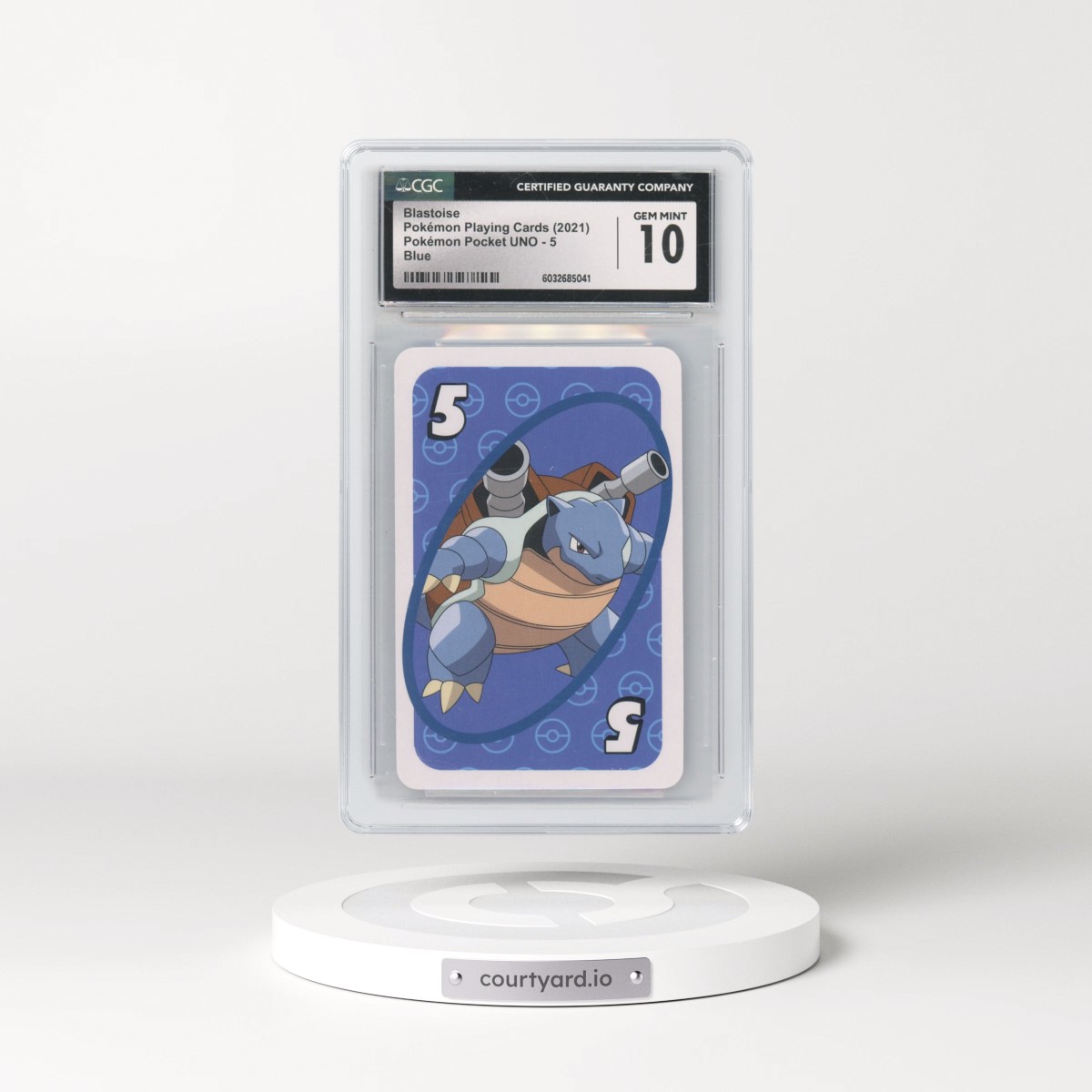 2021 Pokémon Pocket UNO (2021 Pocket Monsters Back) #5 Blastoise - Blue (CGC 10 GEM MINT)