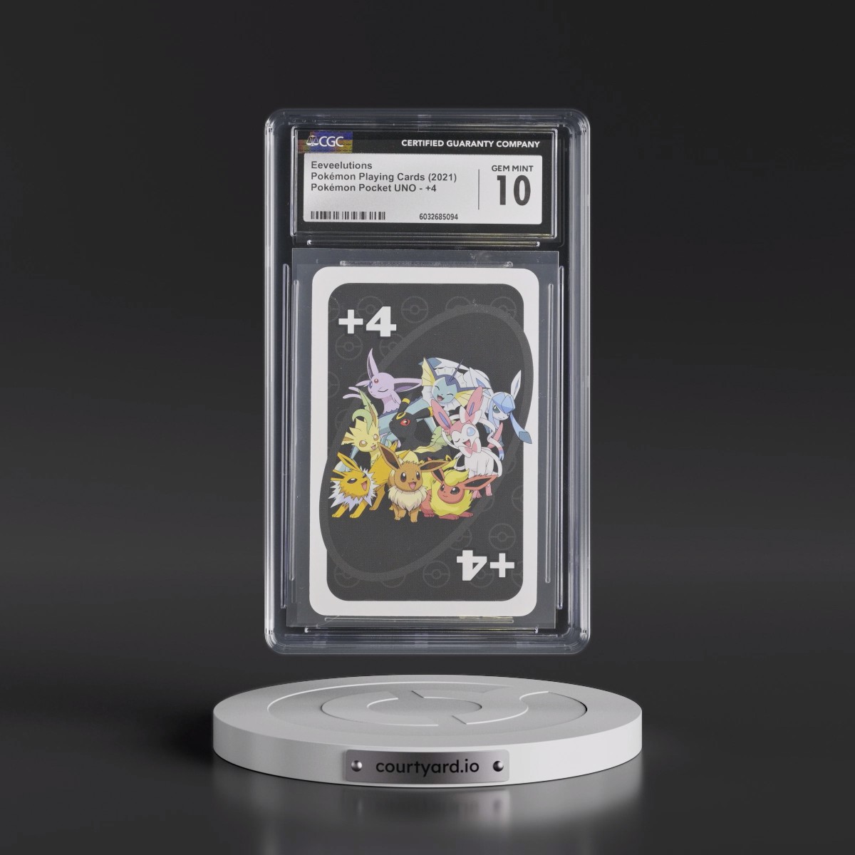 2021 Pokémon Pocket UNO (2021 Pocket Monsters Back) #+4 Eeveelutions (CGC 10 GEM MINT)