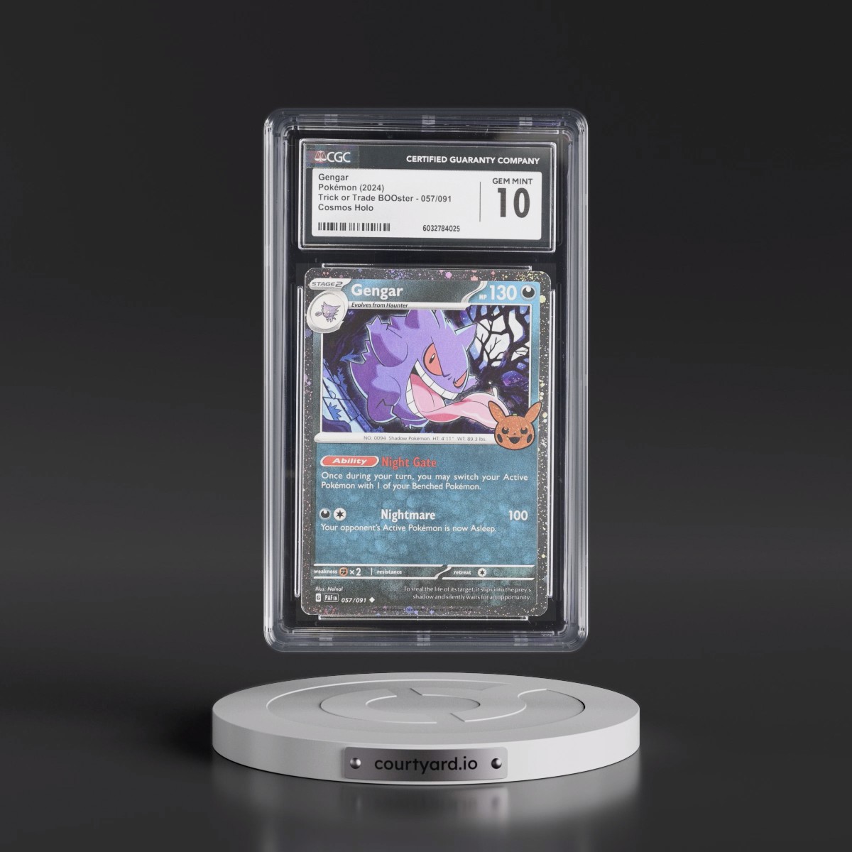 2024 Pokémon Trick or Trade #057 Gengar (CGC 10 GEM MINT)