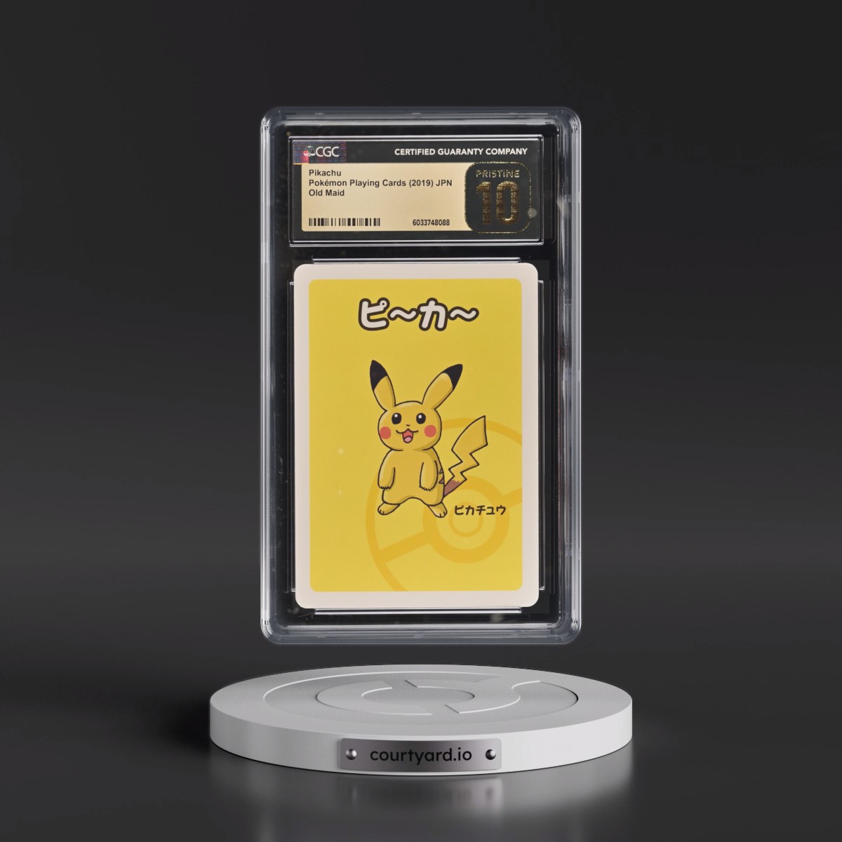 2019 Old Maid (Red Back) Pikachu CGC 10