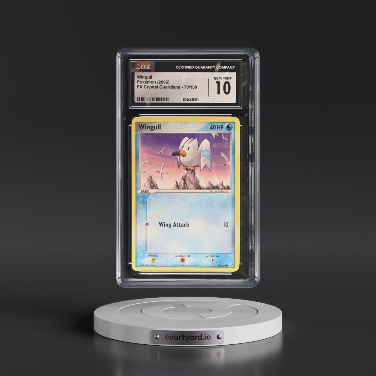 2006 EX Crystal Guardians #70/100 Wingull (CGC 10 GEM MINT)