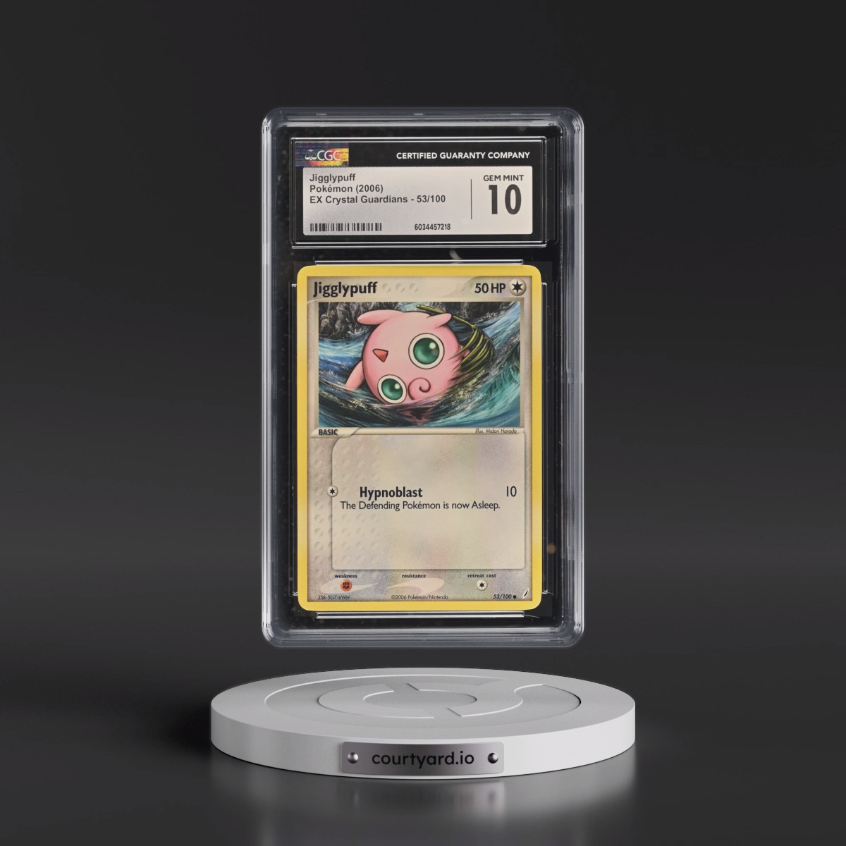 2006 EX Crystal Guardians #53/100 Jigglypuff (CGC 10 GEM MINT)