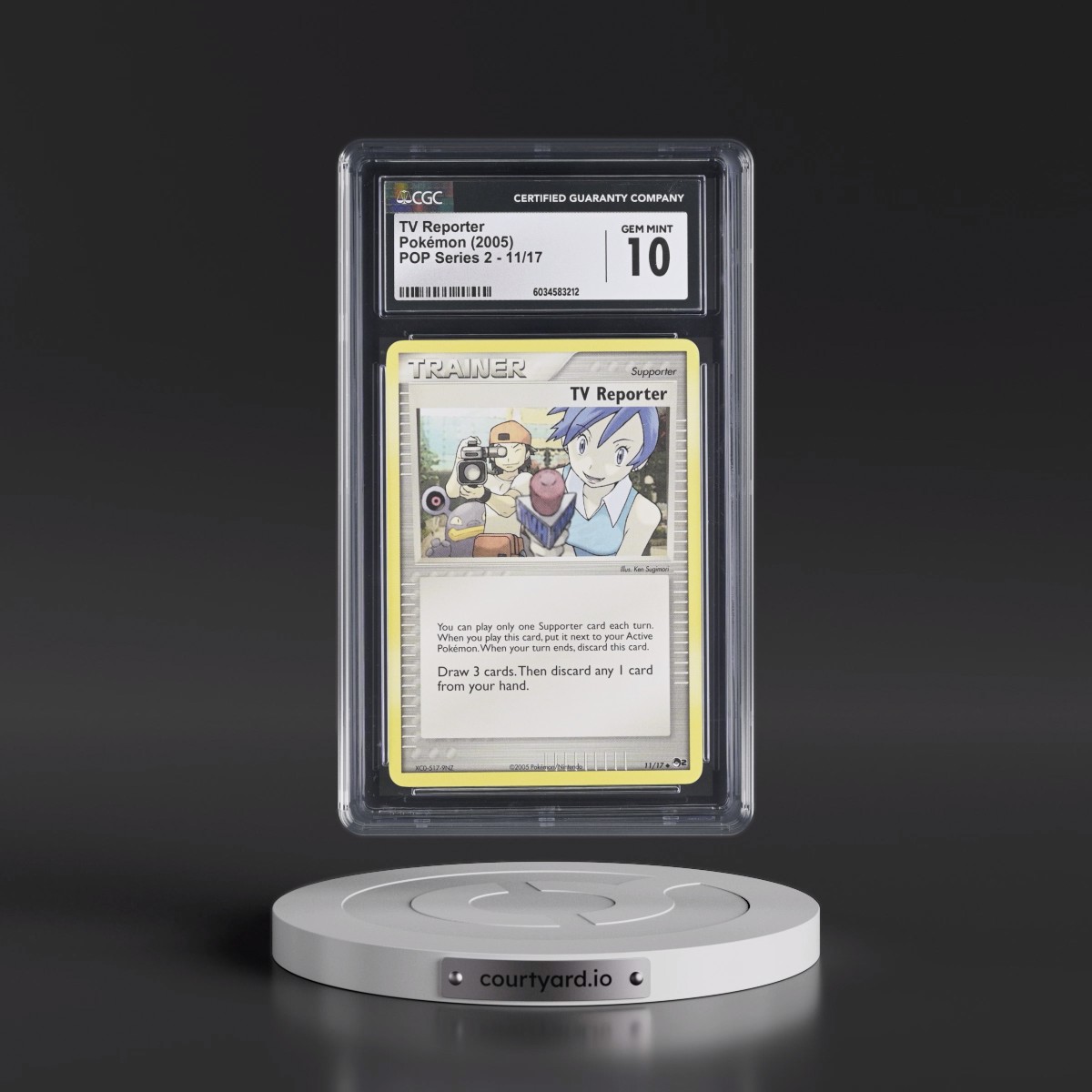 2005 POP Series 2 #11/17 TV Reporter (CGC 10 GEM MINT)