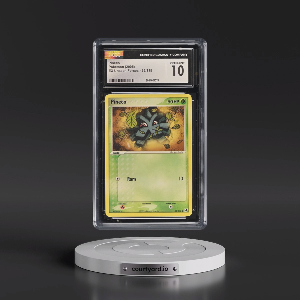 2005 EX Unseen Forces #66/115 Pineco (CGC 10 GEM MINT)