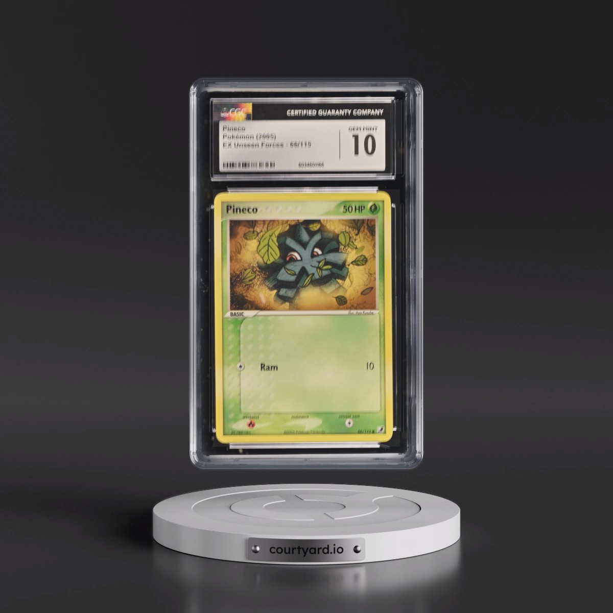 2005 EX Unseen Forces #66/115 Pineco (CGC 10 GEM MINT)