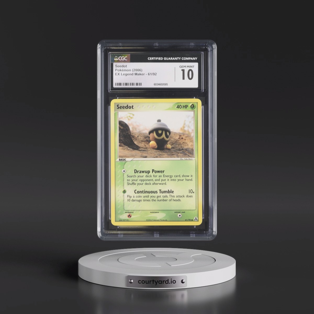 2006 EX Legend Maker #61/92 Seedot (CGC 10 GEM MINT)
