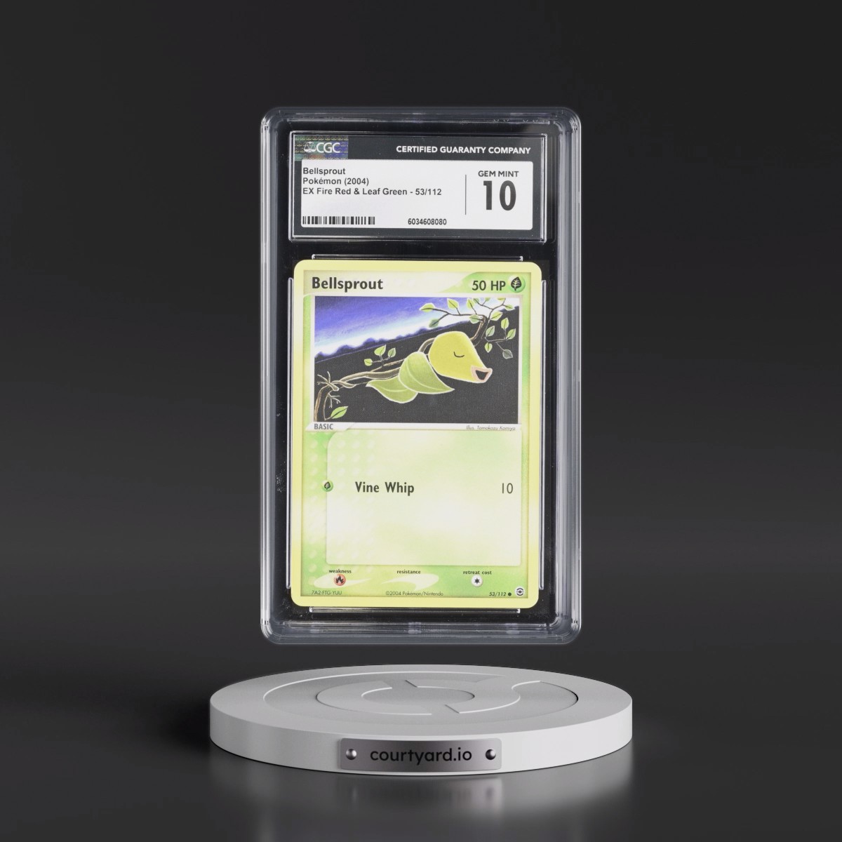 2004 EX Fire Red & Leaf Green #53/112 Bellsprout (CGC 10 GEM MINT)