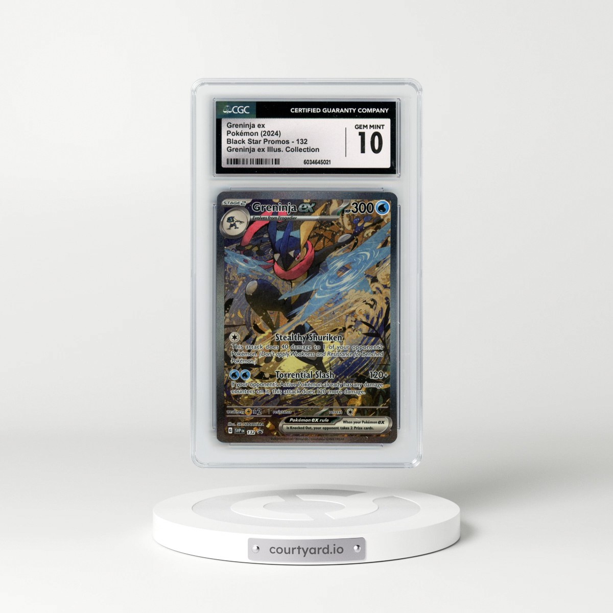 2023 Black Star Promos - Scarlet & Violet SVP EN #132 Greninja ex - Greninja ex Special Illus. Collection (CGC 10 GEM MINT)