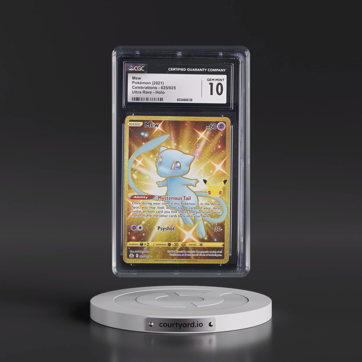 2021 Celebrations #025/025 Mew - Ultra Rare Holo (CGC 10 GEM MINT)