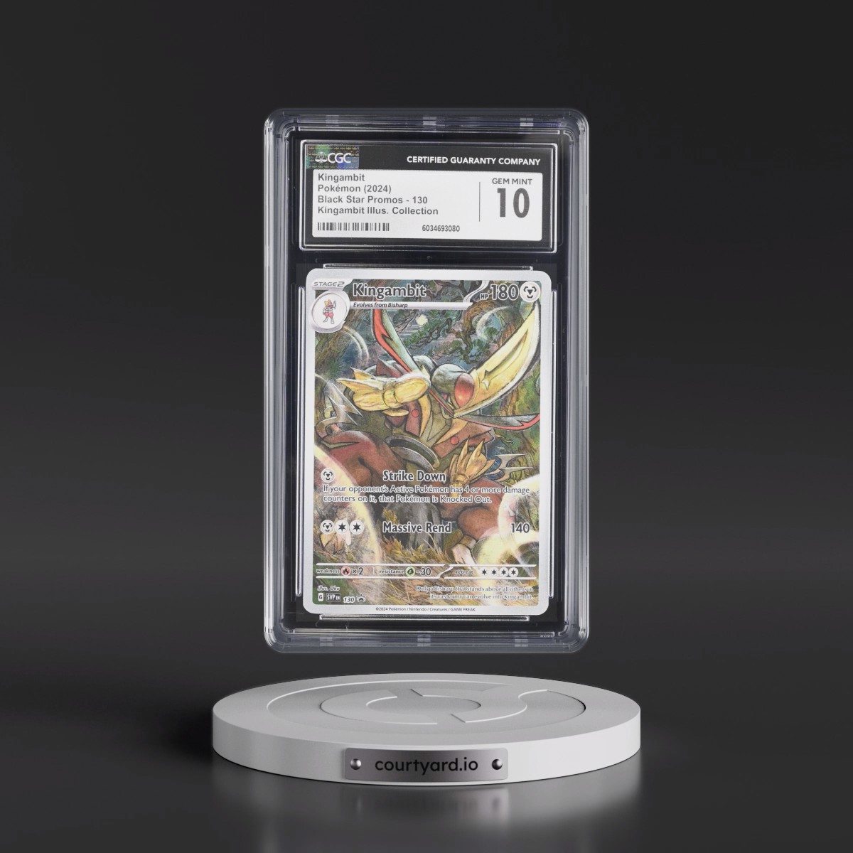 2023 Black Star Promos - Scarlet & Violet SVP EN #130 Kingambit - Kingambit Illus. Collection (Holo) (CGC 10 GEM MINT)