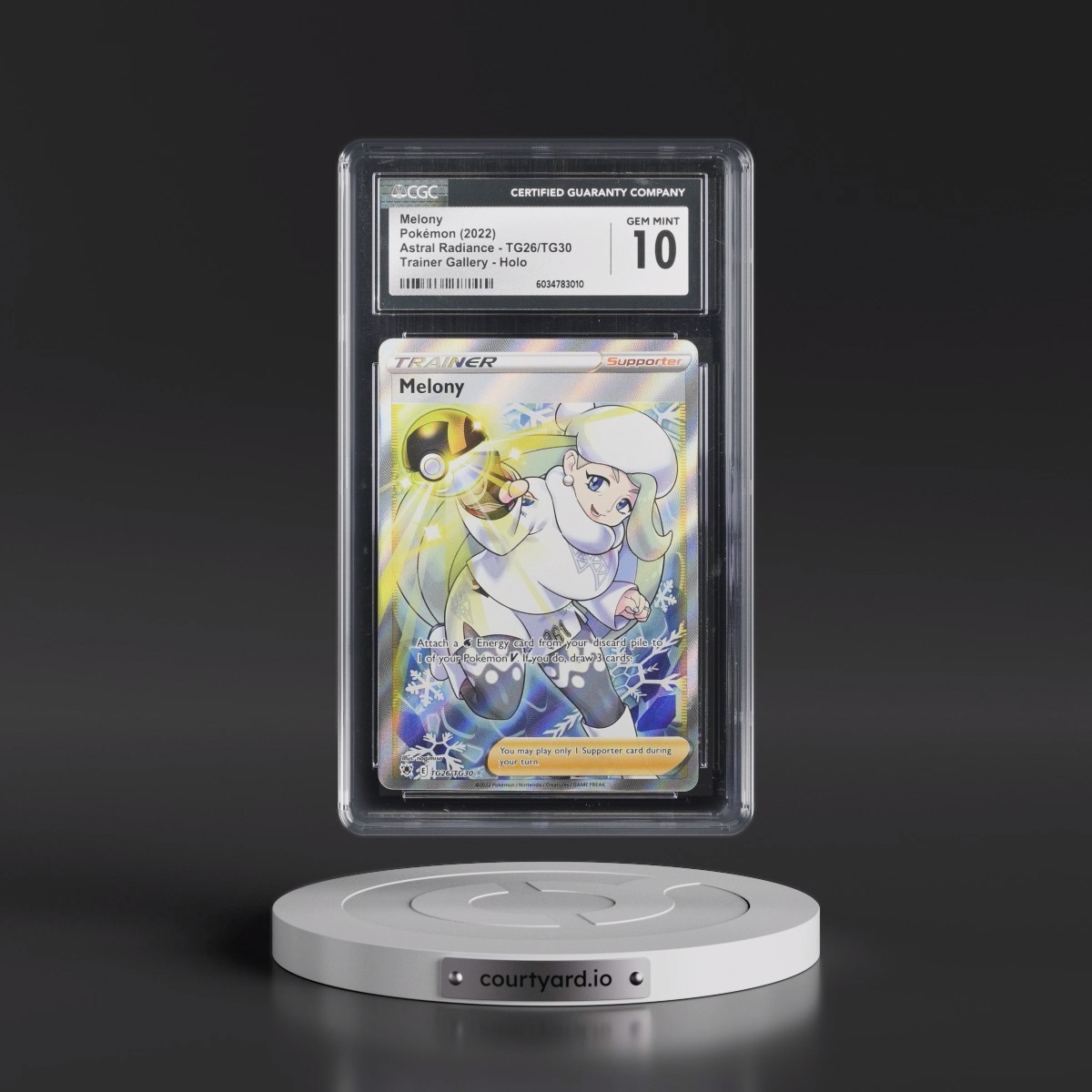 Astral Radiance #TG26/TG30 Melony - Trainer Gallery Holo (CGC 10 GEM MINT)