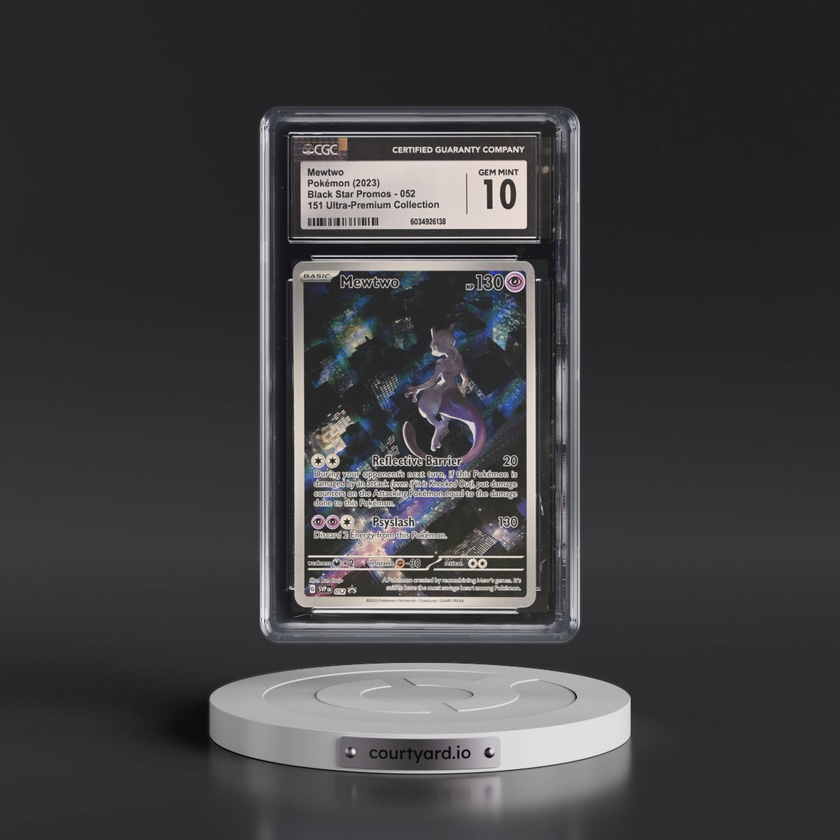 2023 Black Star Promos - Scarlet & Violet SVPEN #052 Mewtwo - 151 Ultra-Premium Collection (Holo) (CGC 10 GEM MINT)