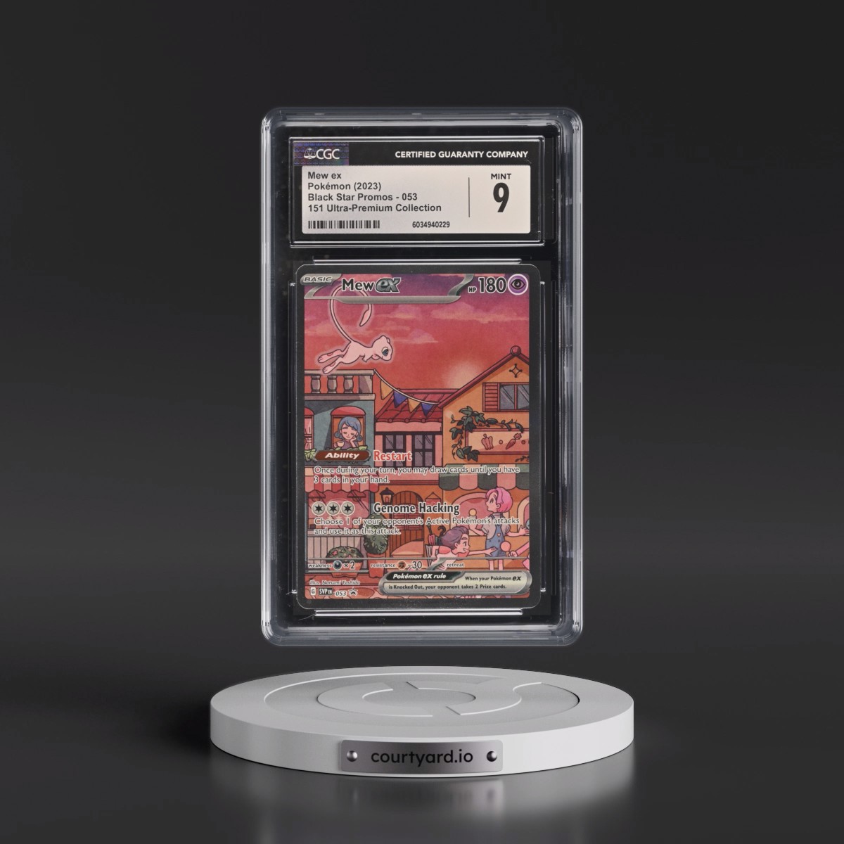 2023 Black Star Promos - Scarlet & Violet SVPEN #053 Mew ex - 151 Ultra-Premium Collection (Holo) (CGC 9 MINT)