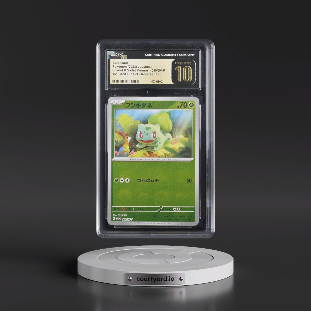 2022 Scarlet & Violet Promos #059/SV-P Bulbasaur - Reverse Holo 151Â Card File Set (Poké Ball ) (CGC 10 PRISTINE)